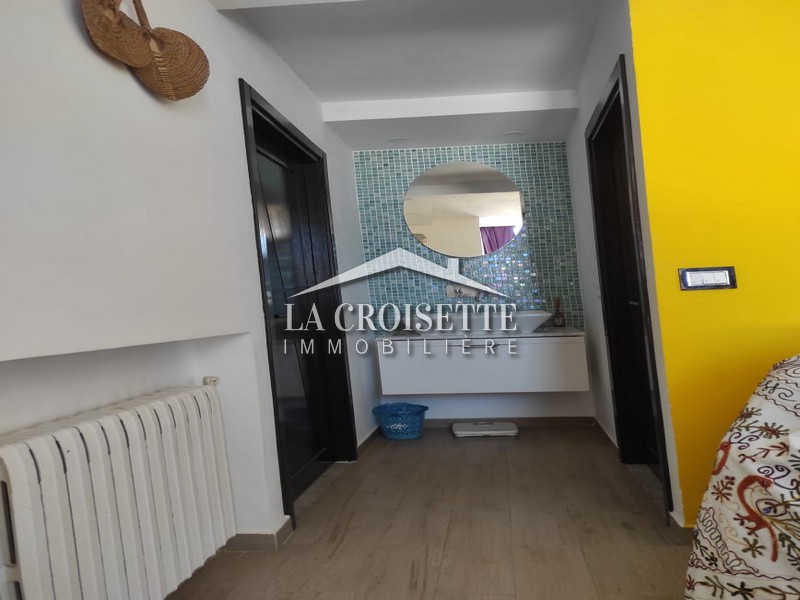 Appartement meublé S+1 avec terrasse à La Marsa